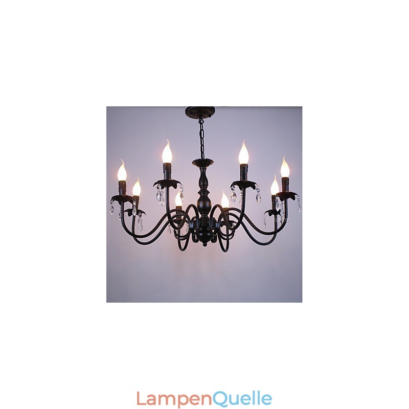 Europäischer Stil Kristallkerzenlampe Lampe Bekleidungsgeschäft Lampen und Laternen Dekoration Projekt Droplight