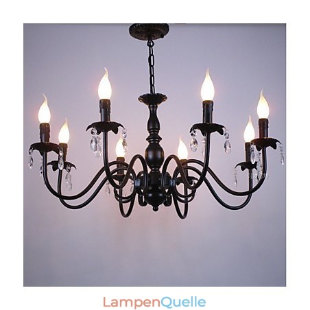 Europäischer Stil Kristallkerzenlampe Lampe Bekleidungsgeschäft Lampen und Laternen Dekoration Projekt Droplight