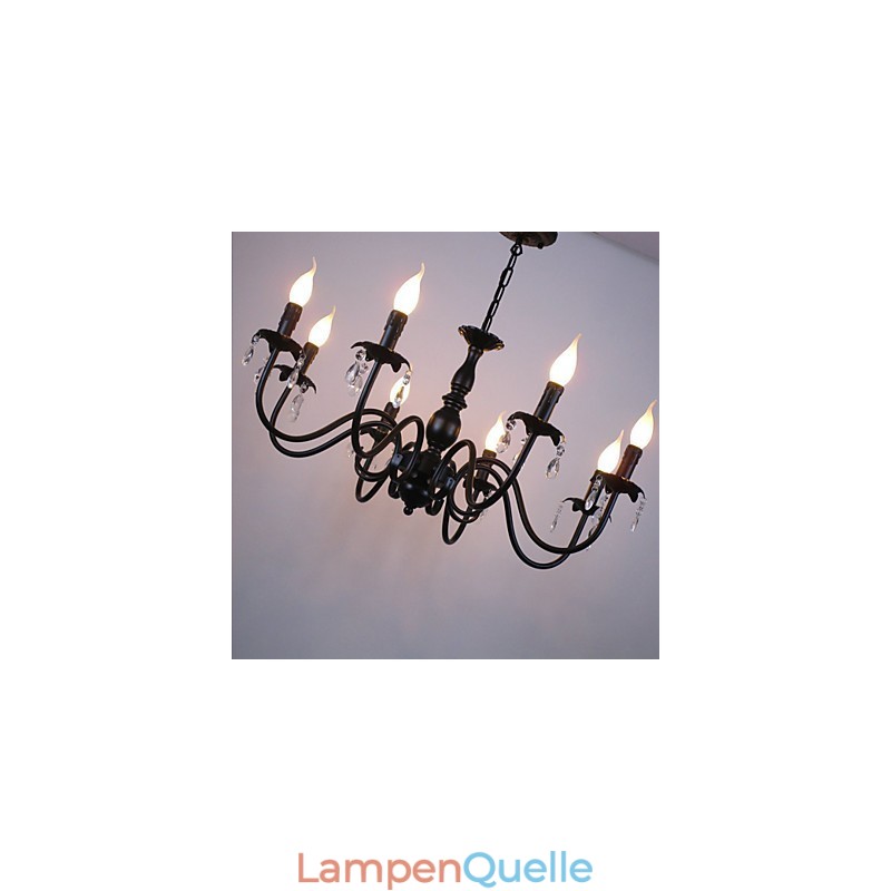 Europäischer Stil Kristallkerzenlampe Lampe Bekleidungsgeschäft Lampen und Laternen Dekoration Projekt Droplight