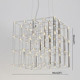 Moderne Kronleuchter Licht Edelstahl Lampe Loft Beleuchtung