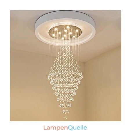Zeitgenössische Kristall Deckenpendelleuchte Moderner Kronleuchter Home Hängende Beleuchtung Kronleuchter Lampen Leuchten Zeitgenössische Kristall Deckenpendelleuchte Moderner Kronleuchter Home Hängende Beleuchtung Kronleuchter Lampen Leuchten
