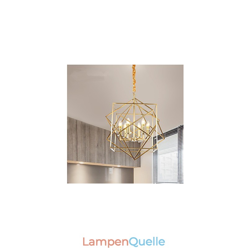 Laterne aus Messing für Designer-Kronleuchter aus Metall