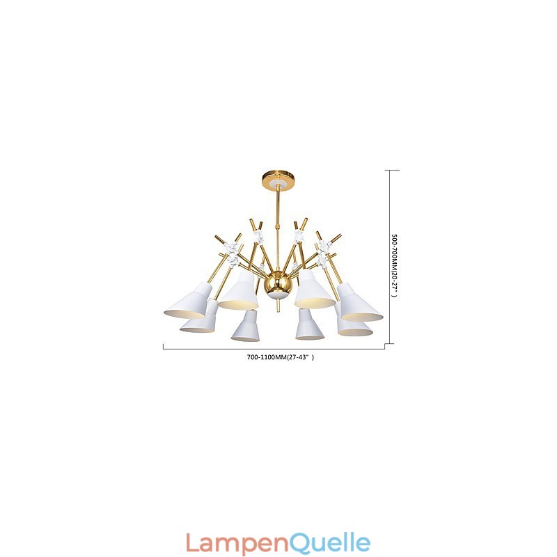 Personalisierte einstellbare Richtung Kunst Kronleuchter Lampe Kronleuchter N