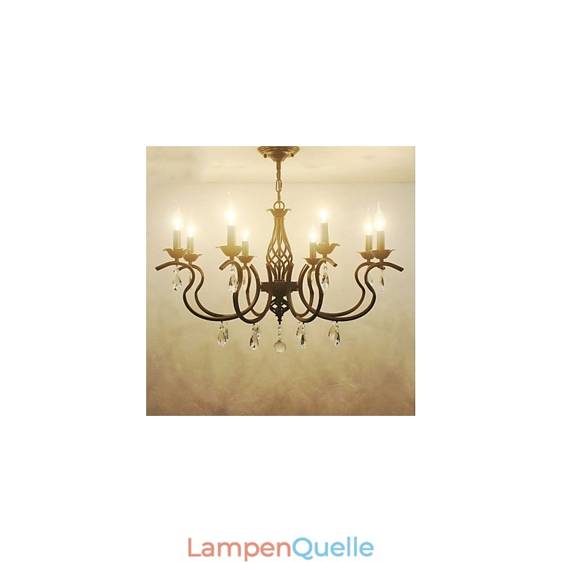 Europäischen Stil Kristall Kronleuchter Esszimmer Lichter Einfache Kreative Kerzen Lampen Und Laternen Neuheit Lightig