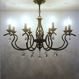 Europäischen Stil Kristall Kronleuchter Esszimmer Lichter Einfache Kreative Kerzen Lampen Und Laternen Neuheit Lightig