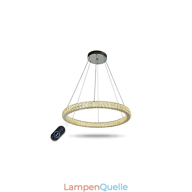 Dimmbare Ring Deckenleuchte Pendelleuchte Moderne Kronleuchter Beleuchtung Innenlampe mit Fernbedienung