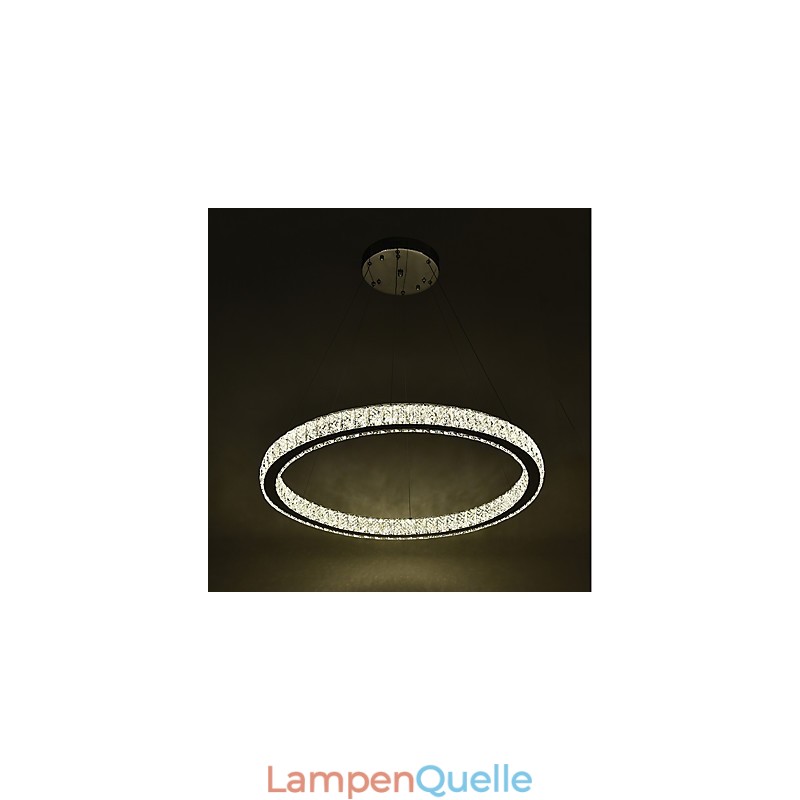 Dimmbare Ring Deckenleuchte Pendelleuchte Moderne Kronleuchter Beleuchtung Innenlampe mit Fernbedienung