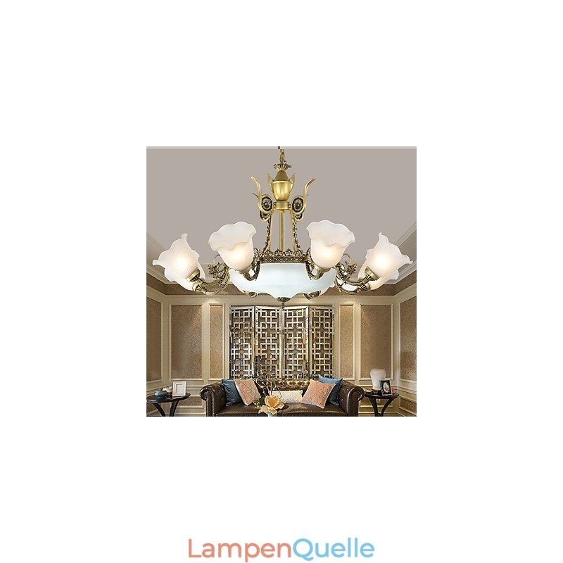 Traditionelles klassisches Malmerkmal für Metallkronleuchter im Mini-Stil