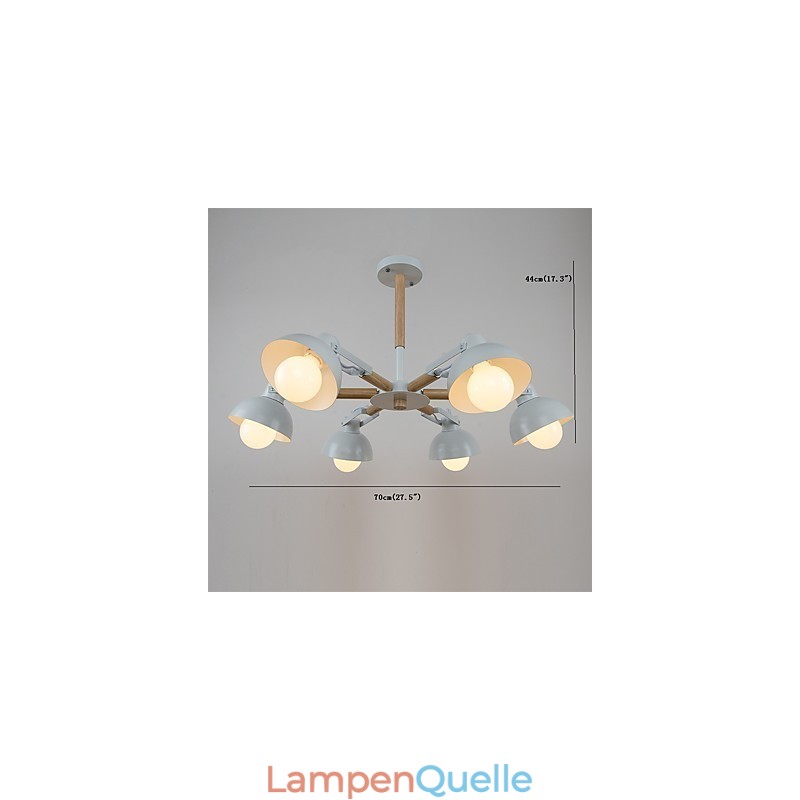 Traditionelle klassische rustikale Lodge Vintage Retro-Malerei-Funktion für Mini-Stil Metall-Kronleuchter