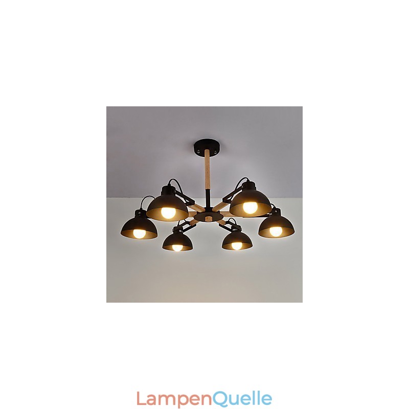Traditionelle klassische rustikale Lodge Vintage Retro-Malerei-Funktion für Mini-Stil Metall-Kronleuchter