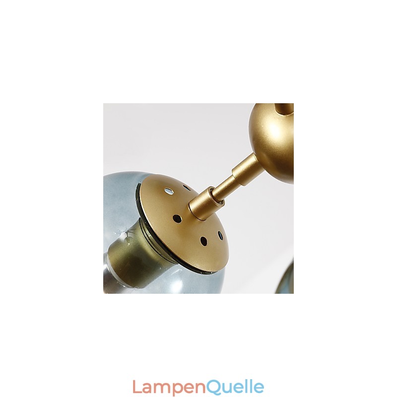 Zehn Licht Post Moderne Europa Stil Modo Metall Glas Pendelleuchte das Foyer Schmücken Industrielle Kronleuchter Lampe
