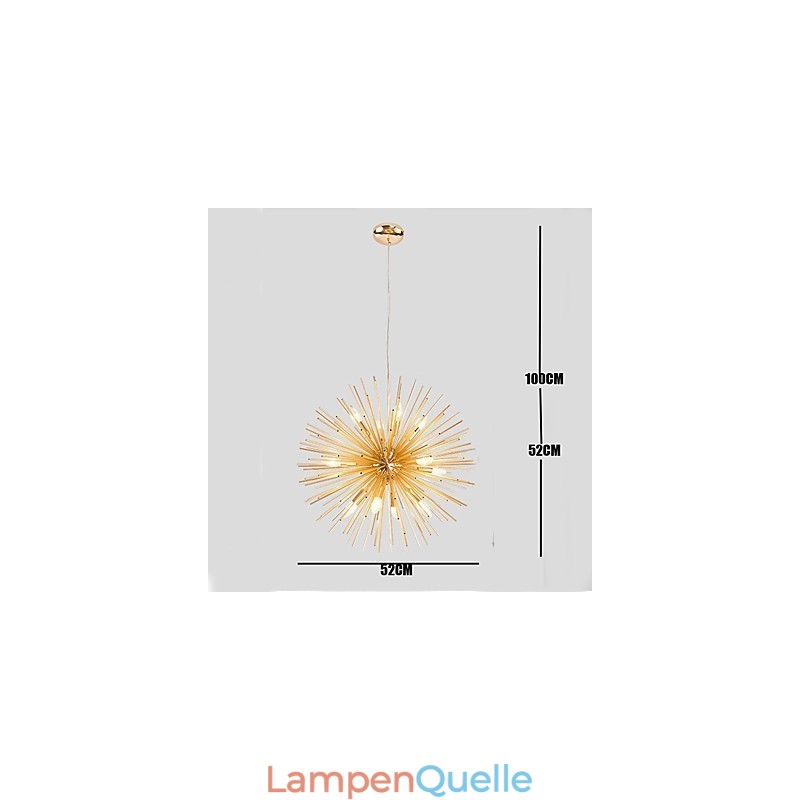Retro-Imitation Kupfer Creative Line 10 Lichter