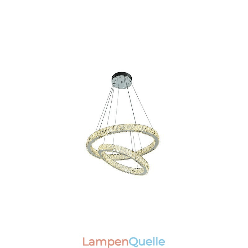 Indoor Kristall Kronleuchter Moderne Pendelleuchte Deckenleuchte Dimmbare Beleuchtung Lampe mit Fernbedienung