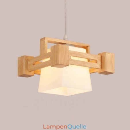1 Licht Holz Moderne zeitgenössische Pendelleuchte im nordischen Stil mit Stoffschirm 1 Licht Holz Moderne zeitgenössische Pendelleuchte im nordischen Stil mit Stoffschirm