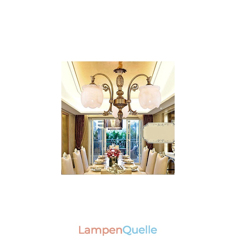 Die Kupfer-Marmor-Lampe Lampe American