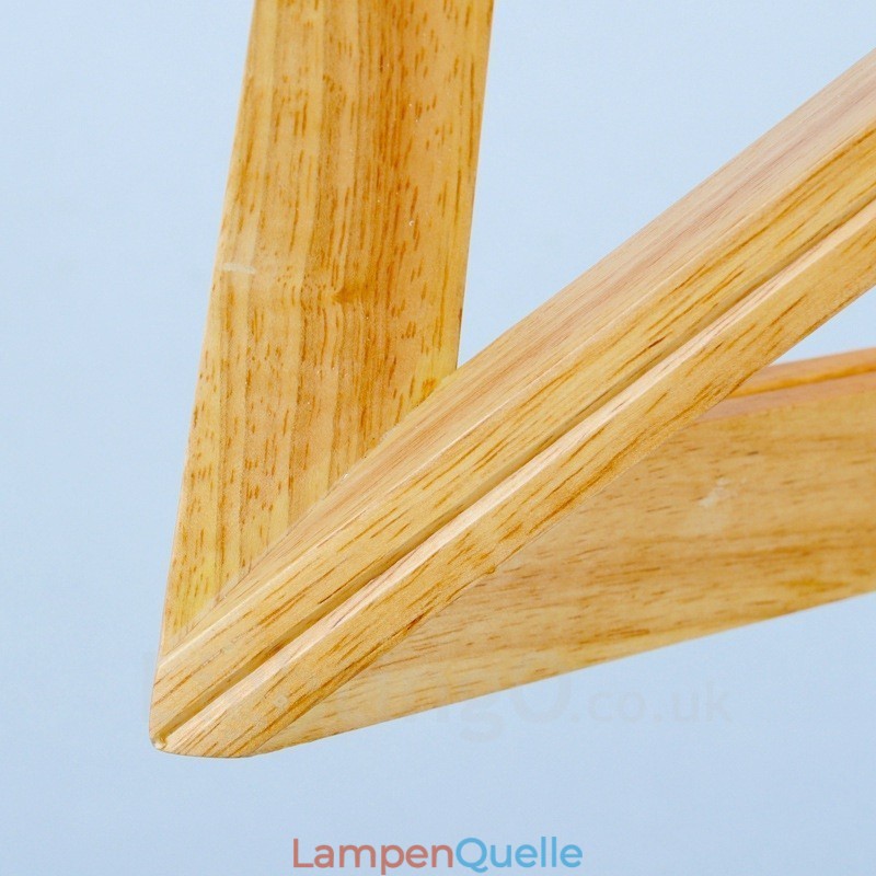 1 Licht Holz Moderne zeitgenössische Pendelleuchte mit Holzschirm