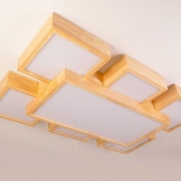 6Moderne Deckenleuchten im zeitgenössischen nordischen Stil mit Acrylschirm