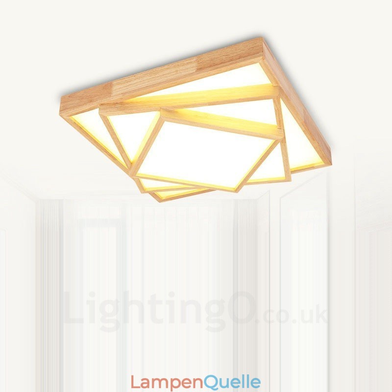 Moderne Deckenleuchten im zeitgenössischen nordischen Stil mit Acrylschirm