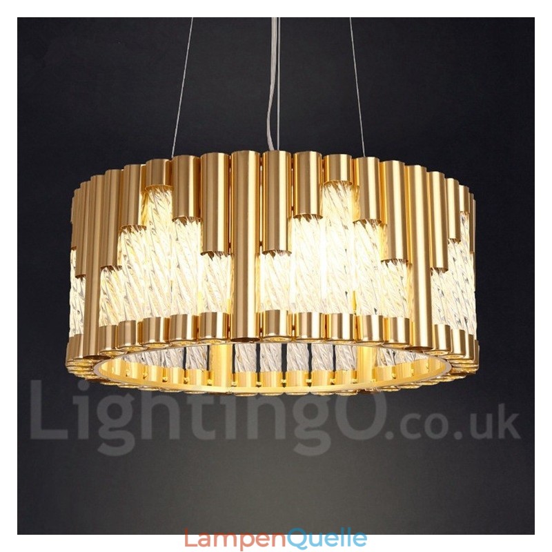 Moderne zeitgenössische Deckenleuchten Kupferbeschichtung Pendelleuchte