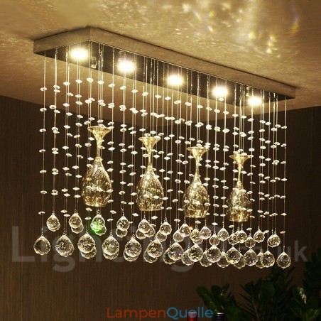 5 Lichter Moderne Kristall Deckenpendelleuchte Innen Kronleuchter Beleuchtung Lampen Leuchte 5 Lichter Moderne Kristall Deckenpendelleuchte Innen Kronleuchter Beleuchtung Lampen Leuchte