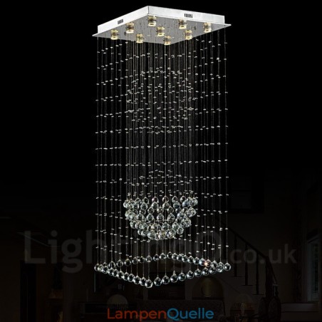 9 Lichter Moderne Kristall Deckenpendelleuchte Innen Kronleuchter Beleuchtung Lampen Leuchten 9 Lichter Moderne Kristall Deckenpendelleuchte Innen Kronleuchter Beleuchtung Lampen Leuchten
