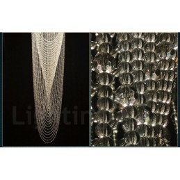 9 Lichter Moderne Kristall Deckenpendelleuchte Innen Kronleuchter Beleuchtung Lampen Leuchten