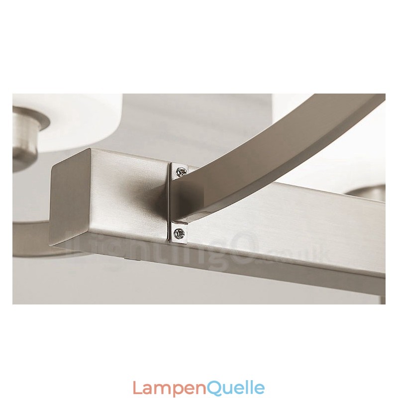 6 Lichter Moderne Chrom Pendelleuchte Indoor Kronleuchter Home Hängende Beleuchtung Lampen Leuchten mit Glasschirmen