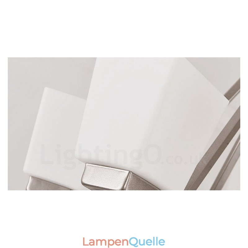4 Lichter Chrom Pendelleuchte Indoor Modern Kronleuchter Home Hängende Beleuchtung Lampen Leuchten mit Glasschirmen