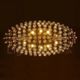 10 Lichter Moderne K9 Kristall Deckenpendelleuchte Innenleuchter Beleuchtung Lampen Leuchten