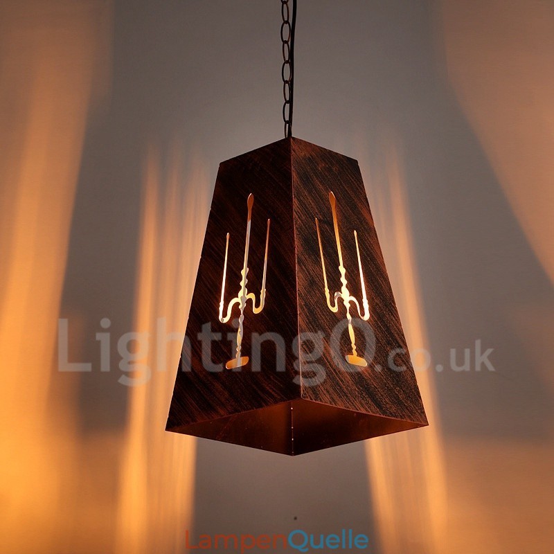 1 Licht Retro Vintage Pendelleuchte Cafe House Pendelleuchte