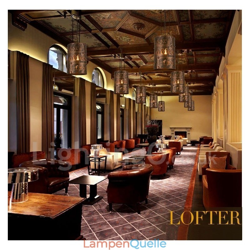 1 Licht Retro Vintage Pendelleuchte Cafe House Pendelleuchte