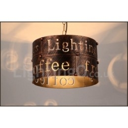 1 Licht Retro Vintage Pendelleuchte Cafe House Pendelleuchte