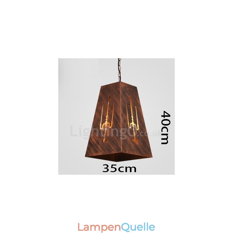 1 Licht Retro Vintage Pendelleuchte Cafe House Pendelleuchte