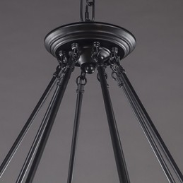 Anhänger Traditionell Klassisch Rustikal Lodge Vintage Retro Bett Esszimmer