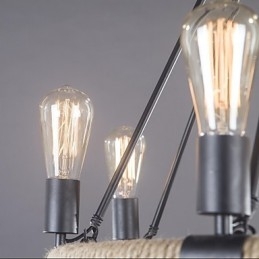 Anhänger Traditionell Klassisch Rustikal Lodge Vintage Retro Bett Esszimmer