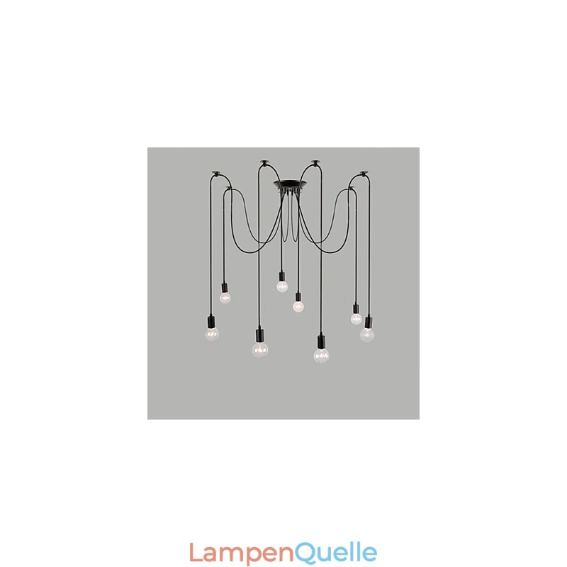 8 Lichter Kronleuchter Pendelleuchte Traditionell Klassisch Retro Metall