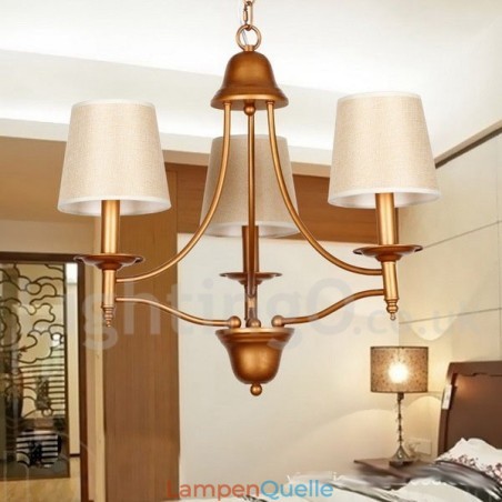 Kronleuchter im rustikalen Retro-Stil im mediterranen Stil mit 3 Lichtern Kronleuchter im rustikalen Retro-Stil im mediterranen Stil mit 3 Lichtern