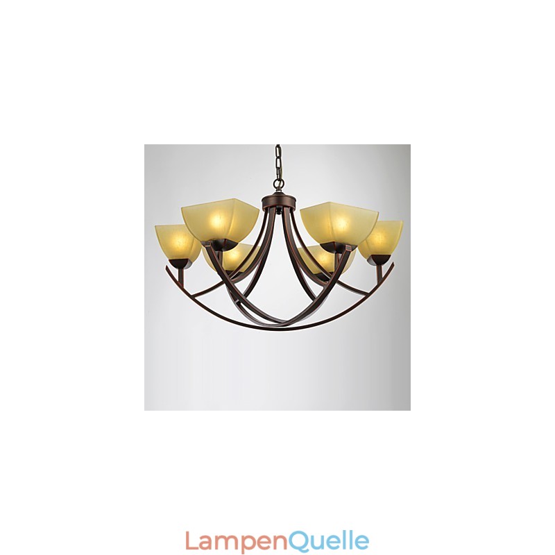 Kronleuchter 6 Lichter Traditionell Klassisch Vintage Metall