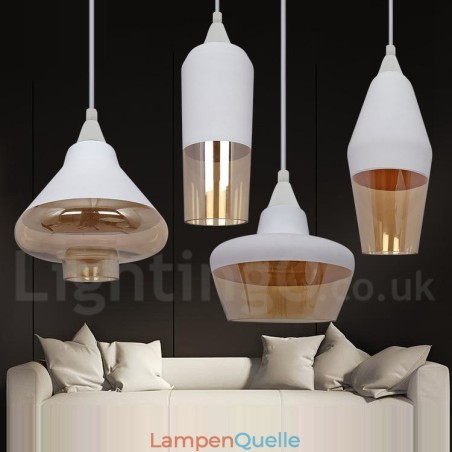 Europäische Retro Lounge Glas Pendelleuchte Europäische Retro Lounge Glas Pendelleuchte