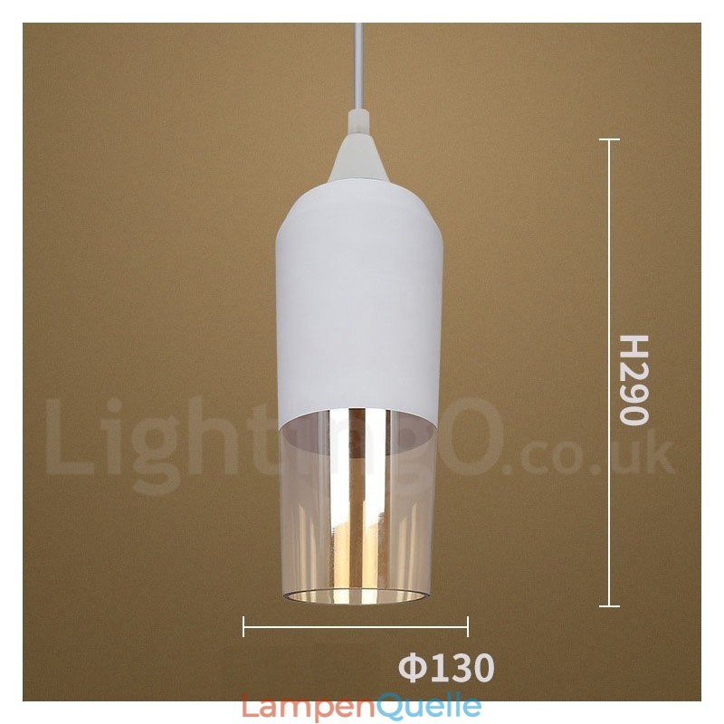 Europäische Retro Lounge Glas Pendelleuchte