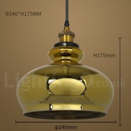 Europäische Glas Pendelleuchte
