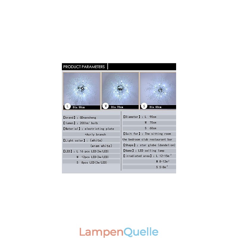 Moderner Globe Crystal Chrome Metal Kronleuchter