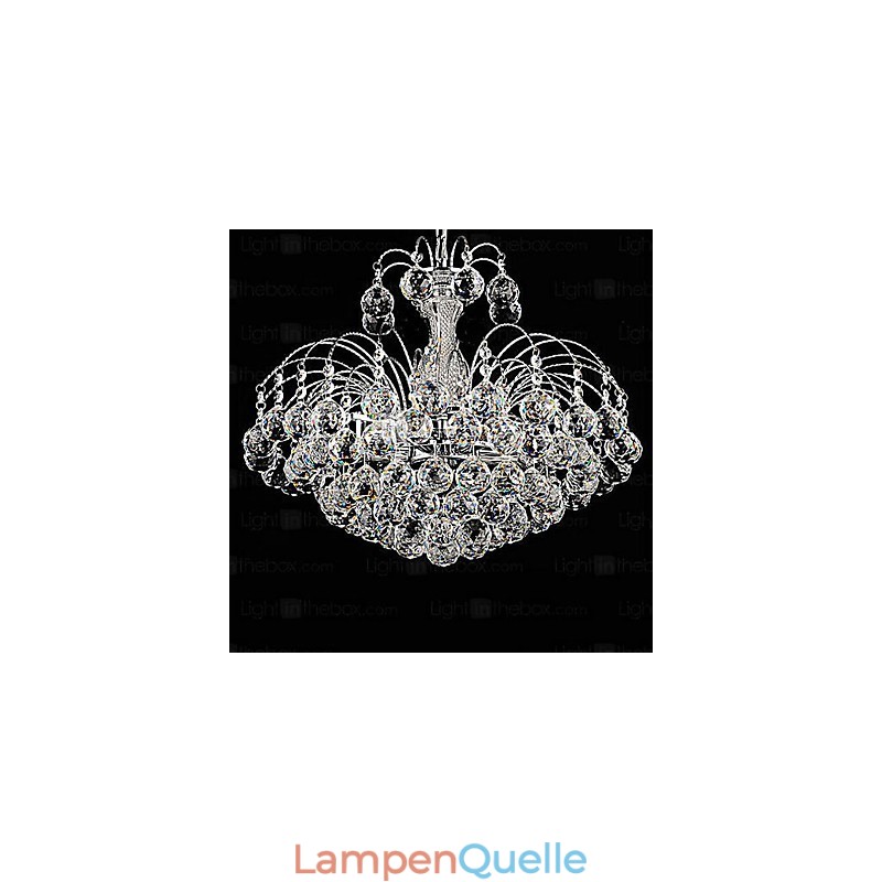 Anhänger Luxus Moderne Kristall Wohnzimmer 3 Lichter Kronleuchter