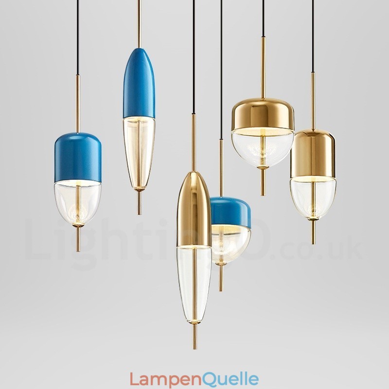 1 Licht Moderne zeitgenössische Glas Pendelleuchte