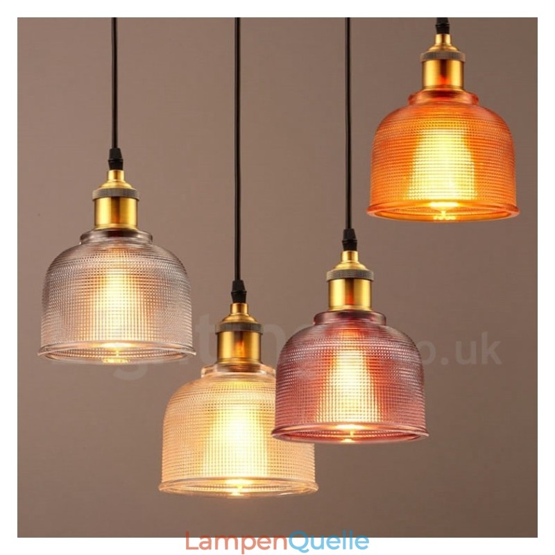 1 Licht Moderne zeitgenössische Cafe Multi Farben Glas Pendelleuchte