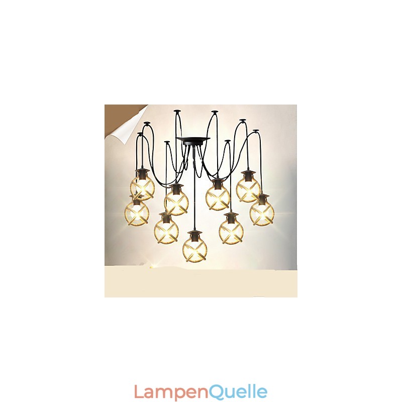 Seillampe Kronleuchter Kleidung lang Kreativ Die himmlischen Mägde streuen Blüten. Spinnenlampe