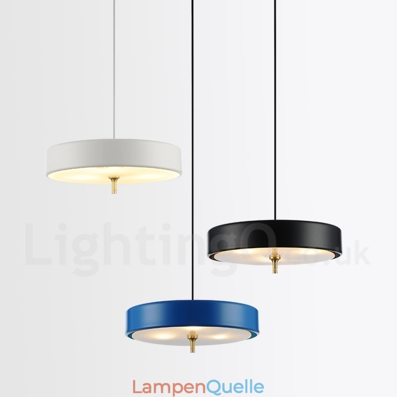 1-flammige, moderne, zeitgenössische Luxus-Pendelleuchte mit Glasschirm