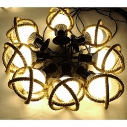 Seillampe Kronleuchter Kleidung lang Kreativ Die himmlischen Mägde streuen Blüten. Spinnenlampe
