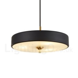 1-flammige, moderne, zeitgenössische Luxus-Pendelleuchte mit Glasschirm