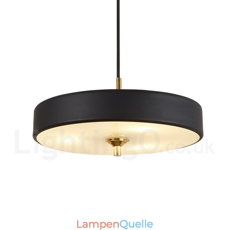 1-flammige, moderne, zeitgenössische Luxus-Pendelleuchte mit Glasschirm